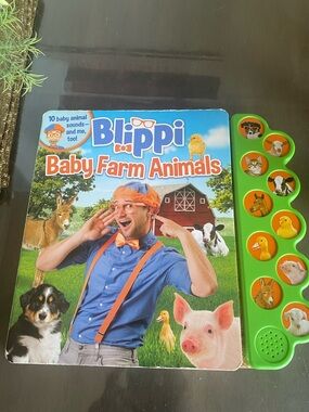 Blippi Baby Farm Animals Sound Book